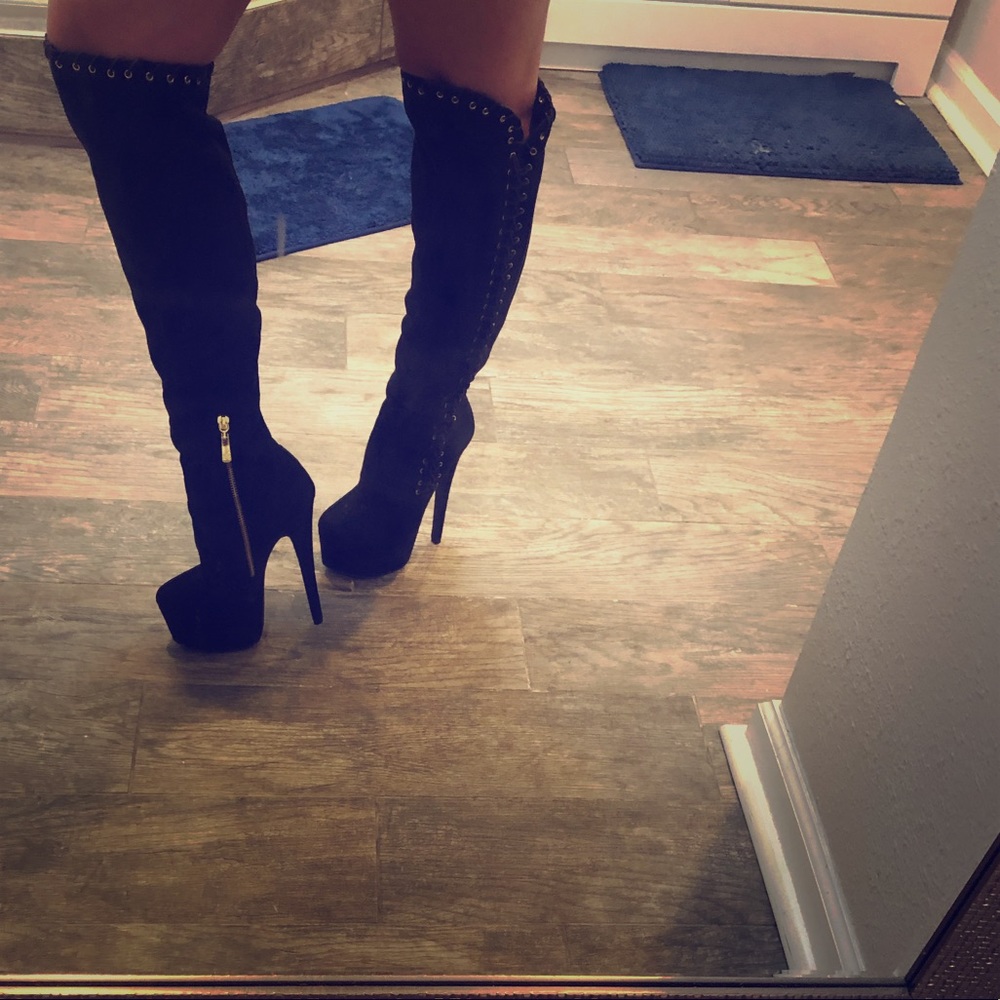 Thigh high boots